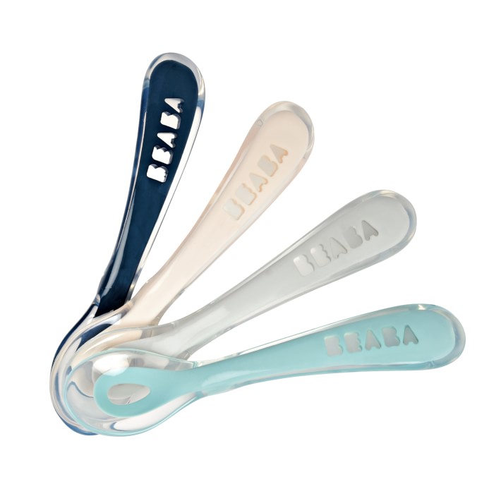 Beaba Self-Feeding 4-Piece Silicone Spoons