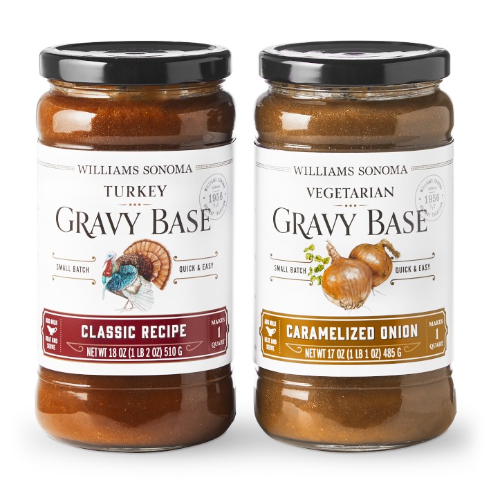 Classic Turkey Gravy Base & Caramelized Onion Gravy Base Set