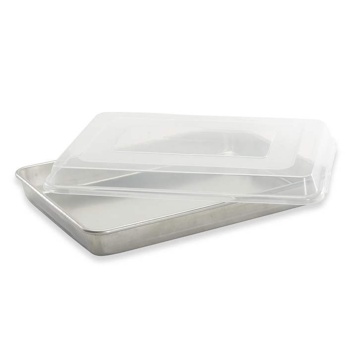 Nordic Ware Naturals High Sided Sheet Cake Pan with Lid