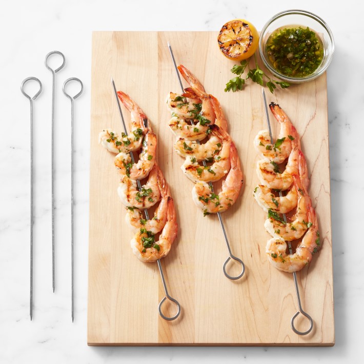 Stainless-Steel Basic Skewer Set of 6