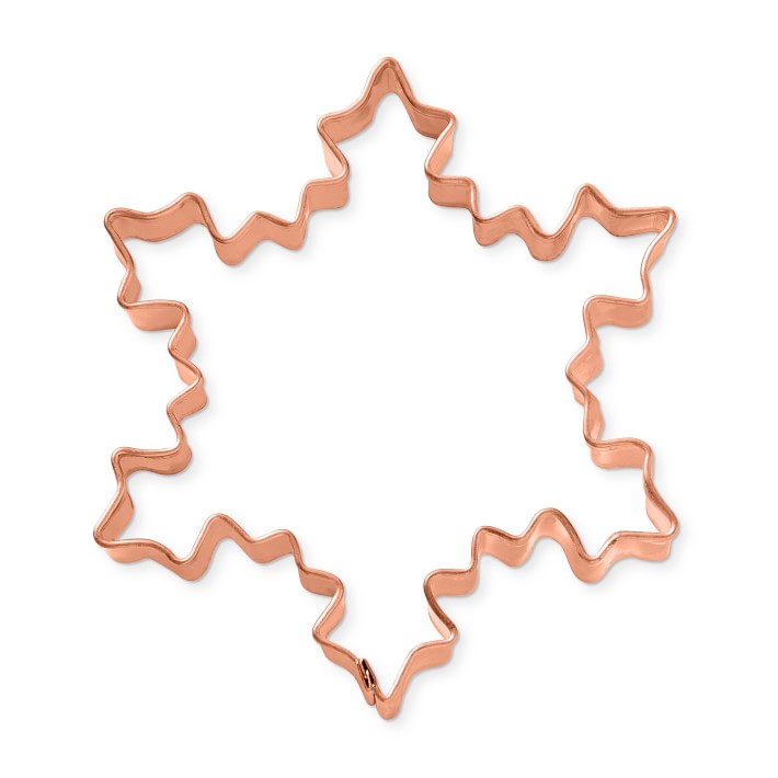 Copper Snowflake Cookie Cutter