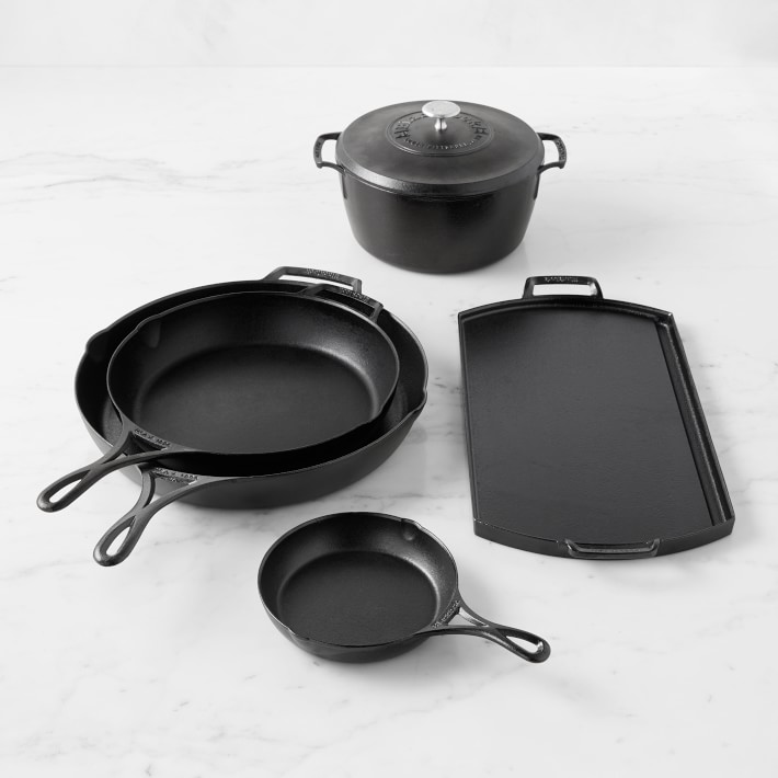 Lodge Blacklock Triple Seasoned Cast-Iron Ultimate Cookware Set