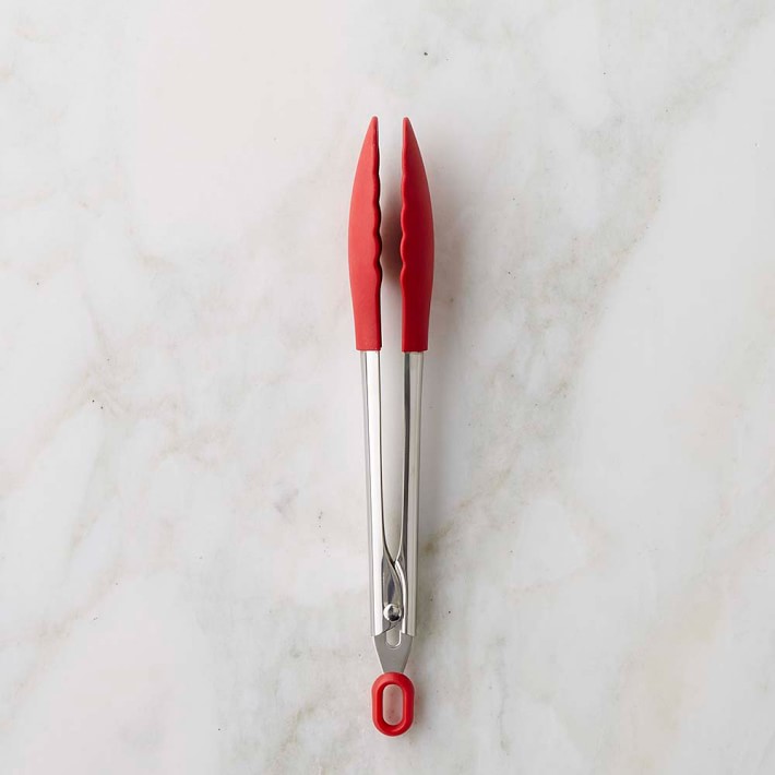 Stainless-Steel Silicone Tongs