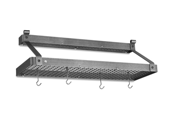 Enclume Wall-Mounted Double Bookshelf Rack