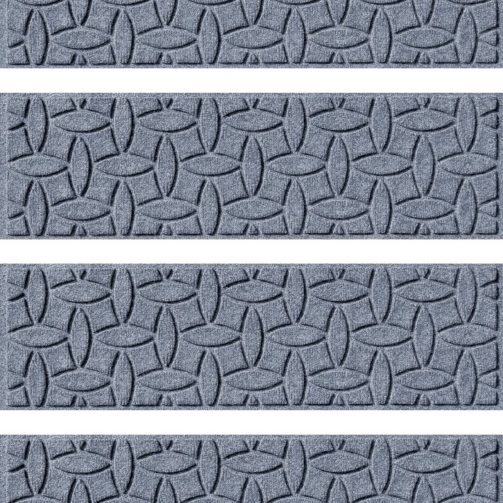 Waterhog Elipse Stair Tread Mats, Set of 4