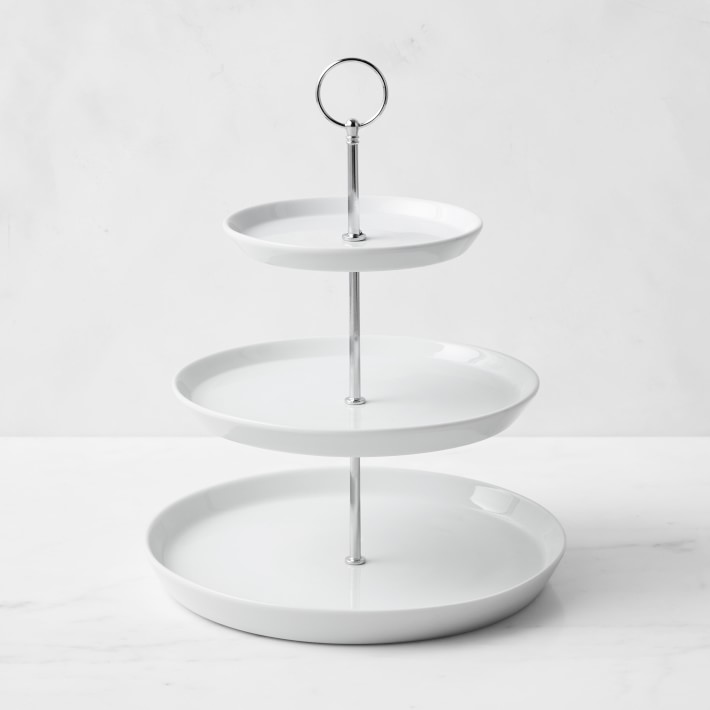 Open Kitchen by 3-Tiered Stand