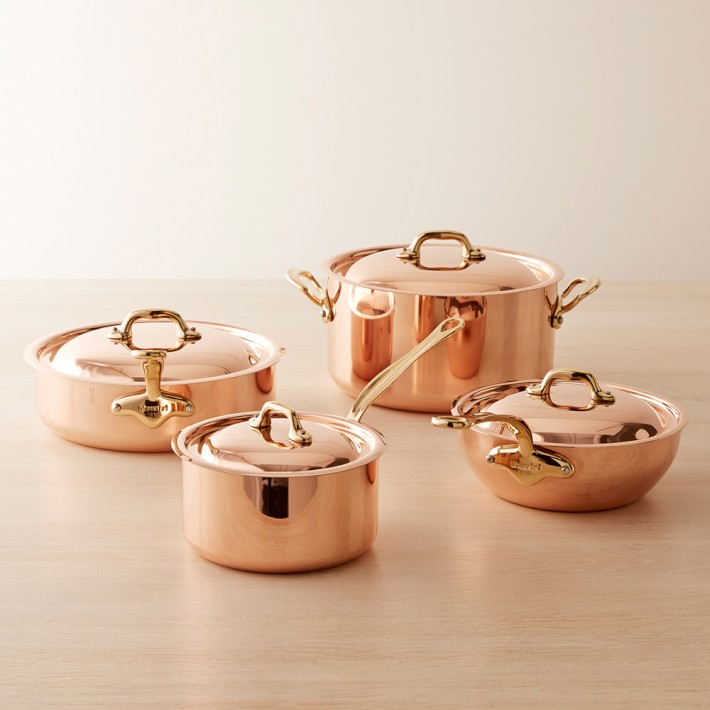 Mauviel Copper M'150 B 8-Piece Cookware Set