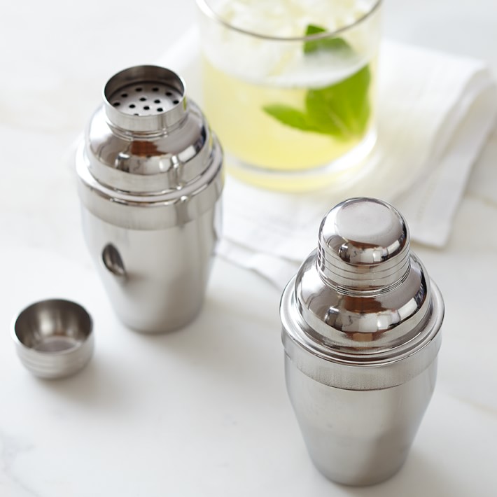 8-Ounce Stainless-Steel Cocktail Shaker