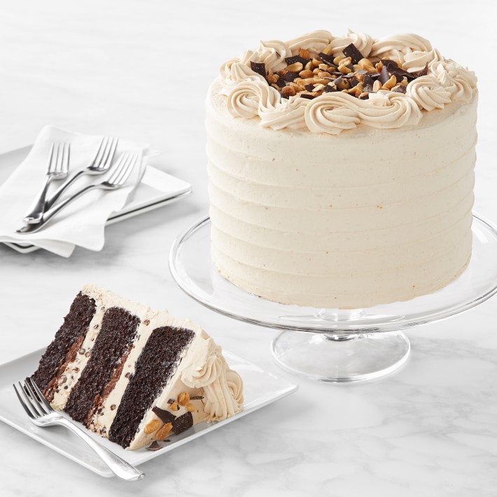 Gluten-Free Peanut Butter Chocolate Crunch Cake, Serves 15-20