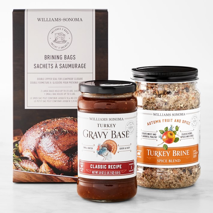 Brining Bags, Autumn Fruit and Spice Turkey Brine and Turkey Gravy