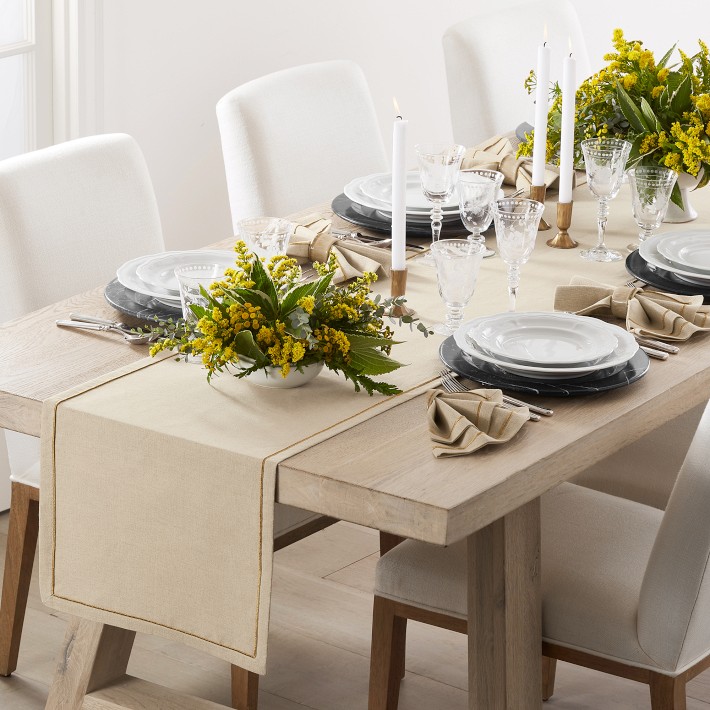 Gold Border Table Runner