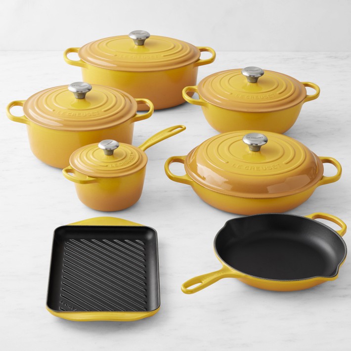 Le Creuset Signature Enameled Cast Iron 12-Piece Cookware Set