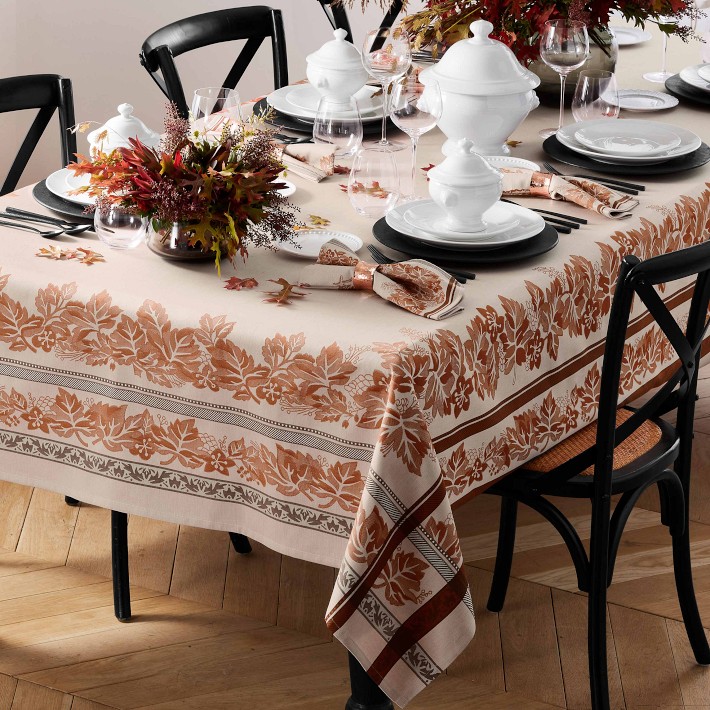 Fall Jacquard Tablecloth