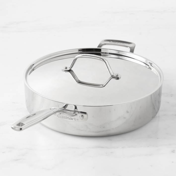 Cuisinart Custom-Clad 5-Ply Stainless-Steel Saute Pan, 5 1\u002F2-Qt.