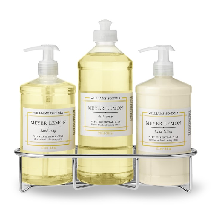 Meyer Lemon Hand Soap & Lotion 4-Piece Kitchen Set