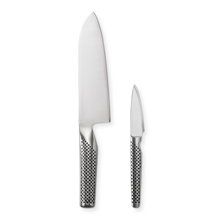 Global Classic Santoku & Paring Knives, Set of 2