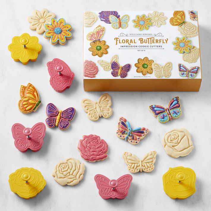 Spring Butterflies Cookie Cutters, 6-Piece Set