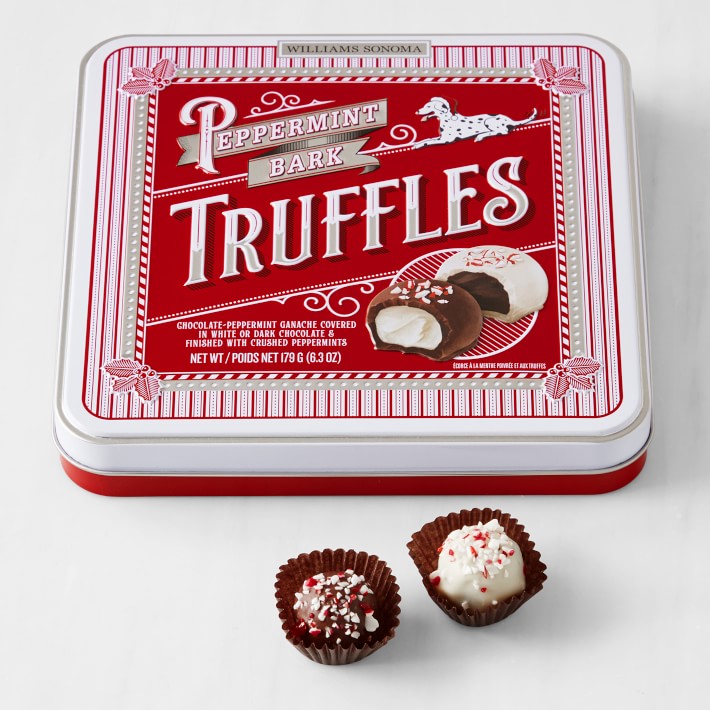 Peppermint Bark Truffles