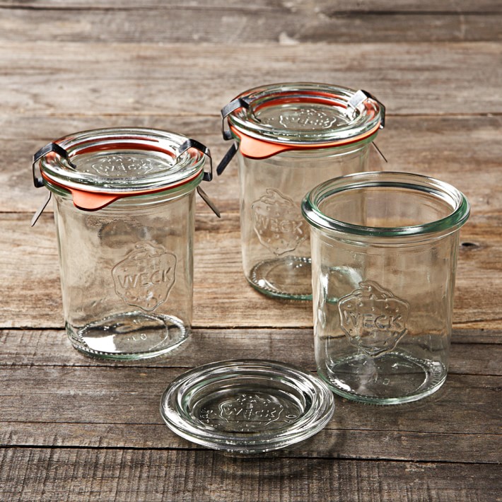 Weck Mini Mold Jars, 5.4 oz, Set of 12