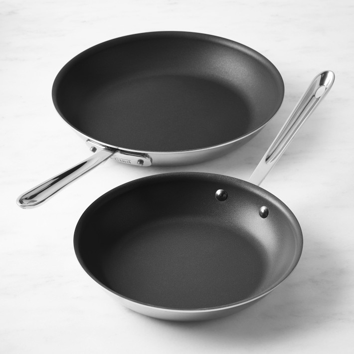 All-Clad d5 Stainless-Steel Nonstick Fry Pan Set