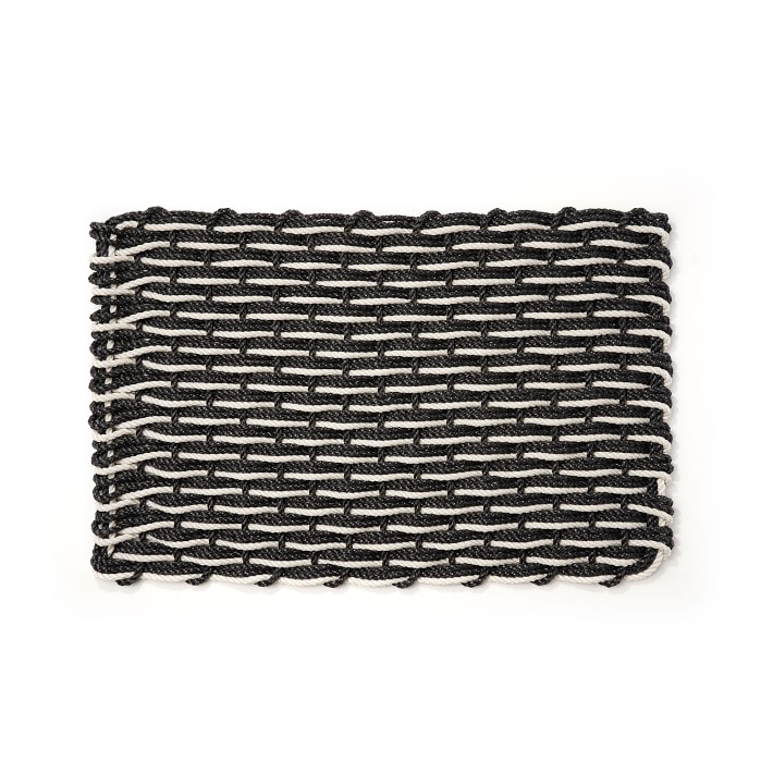 The Rope Co. Charcoal & Charcoal & Oyster Doormat