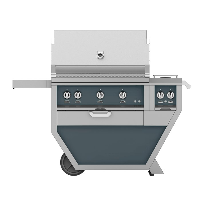 Hestan 36" Deluxe Grill With Double Side Burners