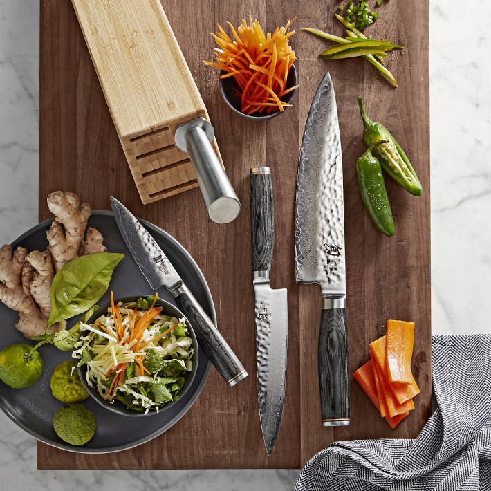 Shun Premier Grey Knife Block, Set of 5