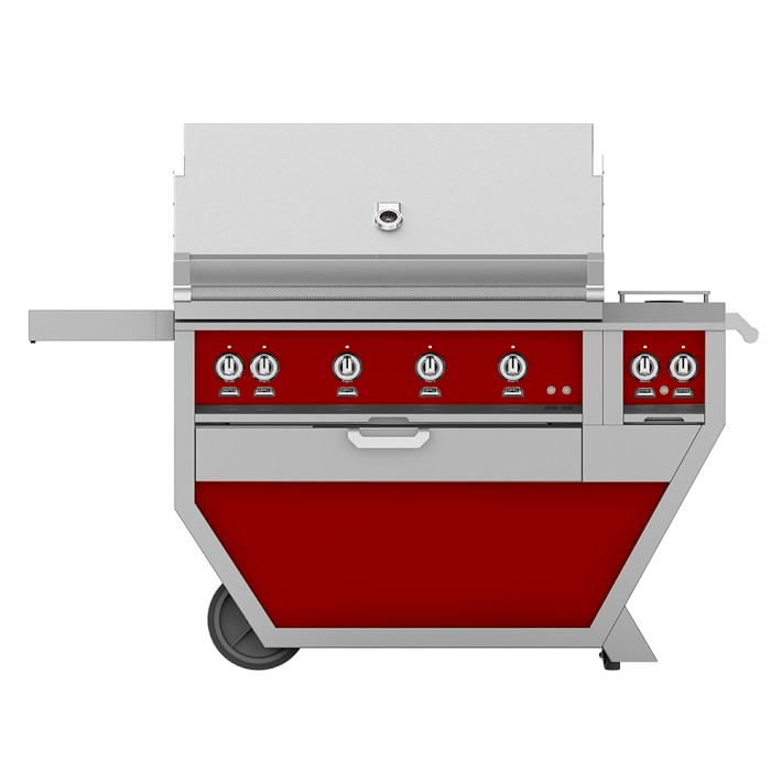 Hestan 42" Deluxe Grill With Double Side Burners
