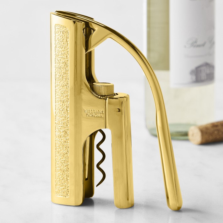 Heritage Lever Corkscrew, Gold