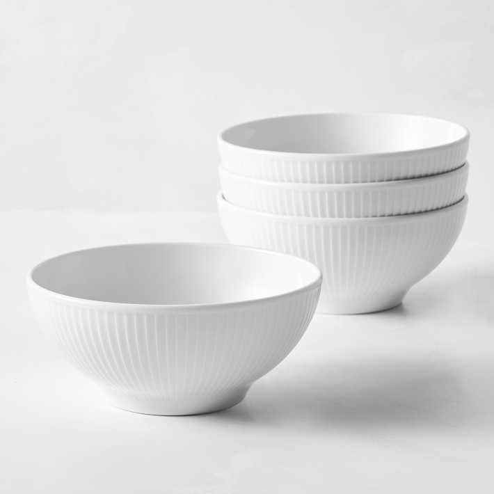 Pillivuyt Plisse Porcelain Noodle Bowl