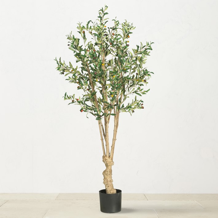 5' Faux Indoor Silk Olive Tree