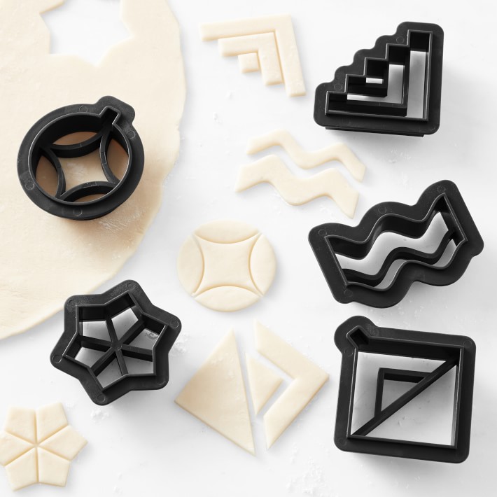 Geometric Pie Punches, Set of 5