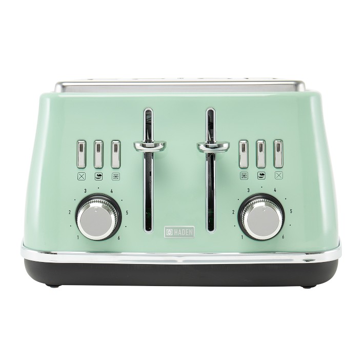 Haden Cotswold 4-Slice Wide Slot Stainless-Steel Toaster