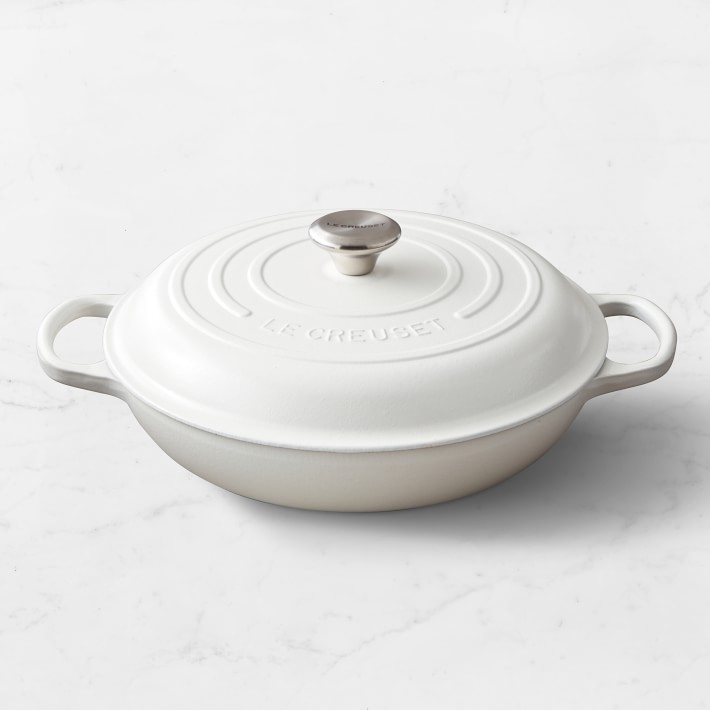 Le Creuset Signature Enameled Cast Iron Braiser, 3 1\u002F2-Qt.