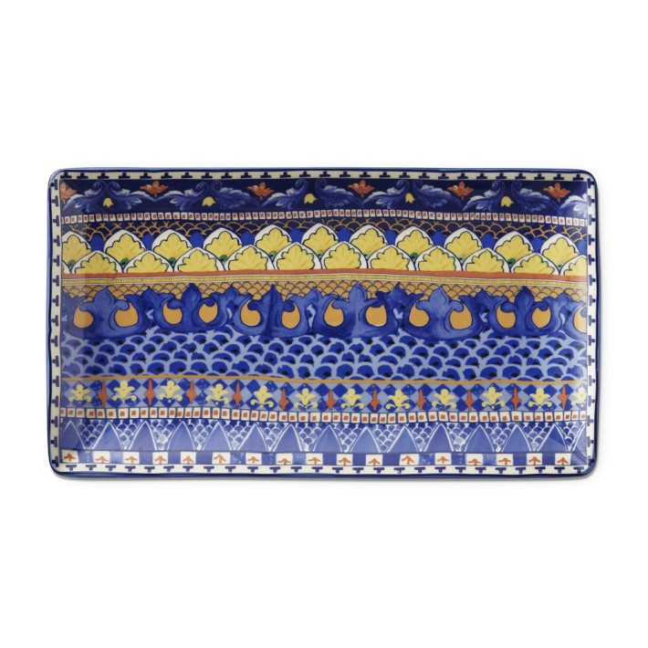 Sicily Ceramic Rectangular Platter, Small